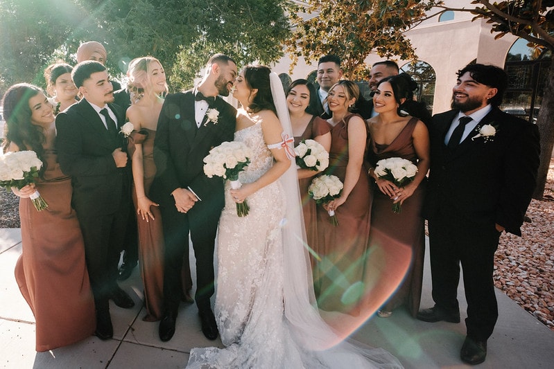 Bridal party photo — couples photography by Steven Lelham in Modesto, CA